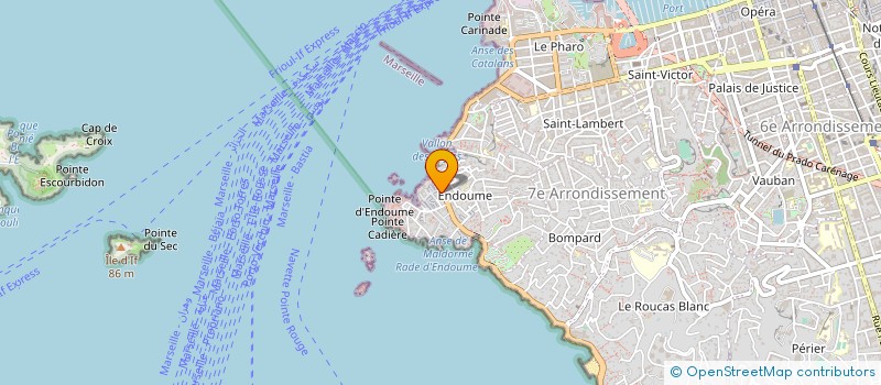 localisation de l'entreprise SCI CARANTAL à CASSIS