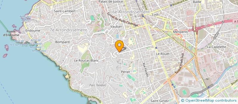 localisation de l'entreprise SCI CARASSE à MARSEILLE