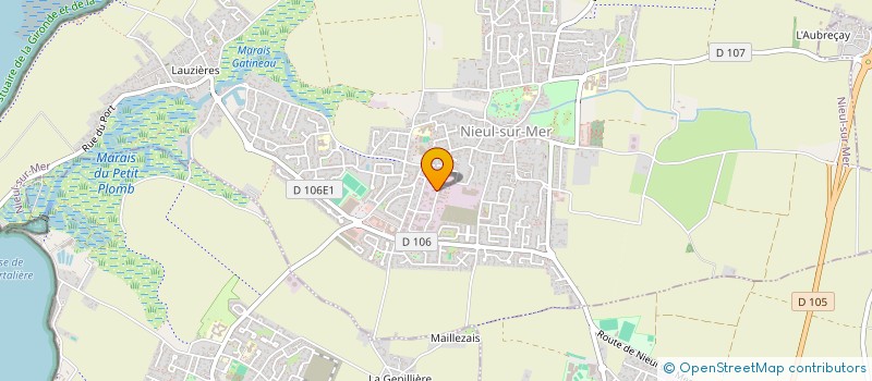 localisation de l'entreprise SCI CARAT  NIEUL-SUR-MER