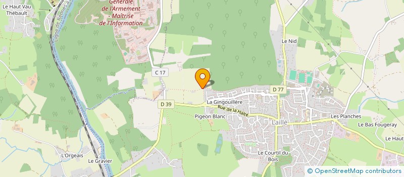 localisation de l'entreprise SCI CARAT IMMOBILIER  LAILLE