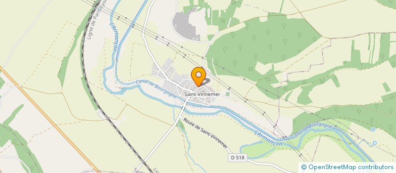 localisation de l'entreprise SCI CARAVEL  TANLAY