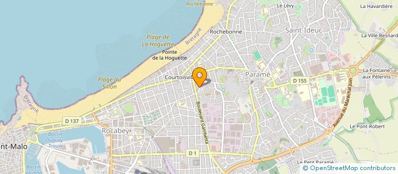 localisation de l'entreprise SCI CARAVELLE  SAINT-MALO
