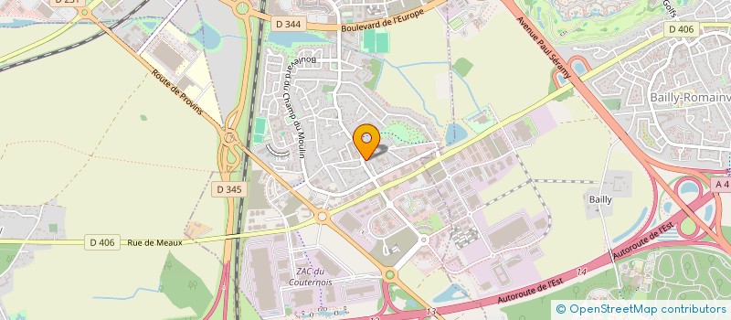 localisation de l'entreprise SCI  CARAVELLE  SERRIS