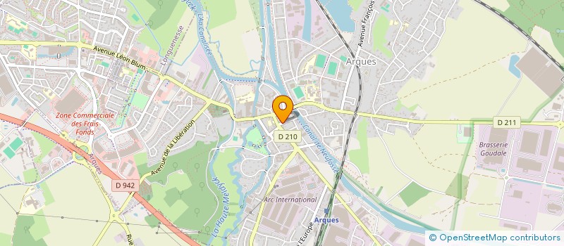 localisation de l'entreprise SCI CARAVELLE  ARQUES