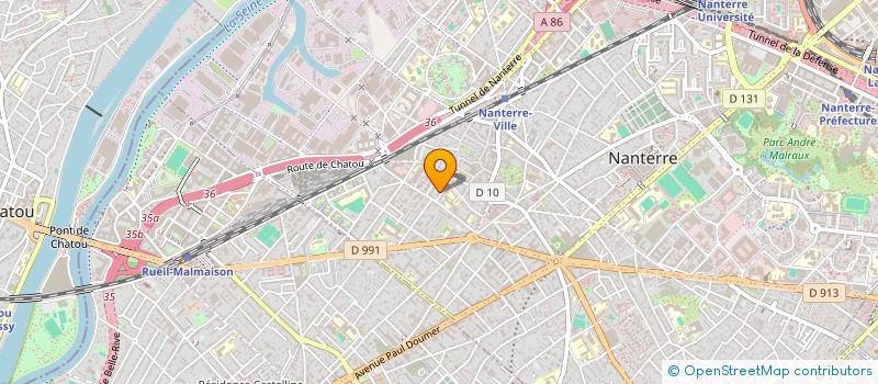 localisation de l'entreprise SCI CARAVELLE  NANTERRE