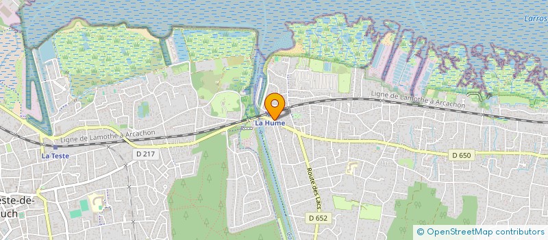 localisation de l'entreprise SCI CARBAE  GUJAN-MESTRAS