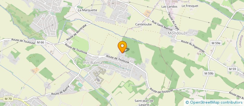 localisation de l'entreprise SCI CARBENA  PIN-BALMA