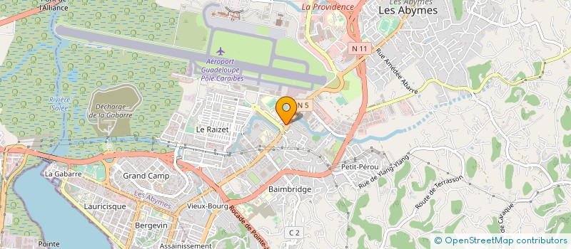 localisation de l'entreprise SCI CARBET ESPACE à LES ABYMES