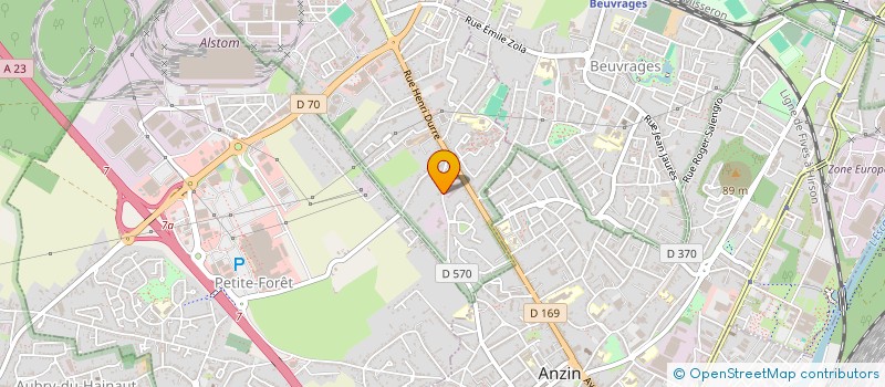 localisation de l'entreprise SCI CARBIS  RAISMES