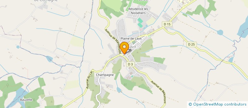 localisation de l'entreprise SCI CARBONELL  LAVIT