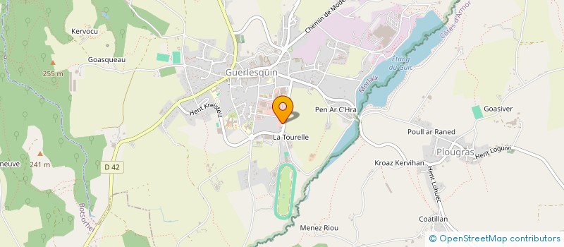 localisation de l'entreprise SCI CARBONNAUX  GUERLESQUIN