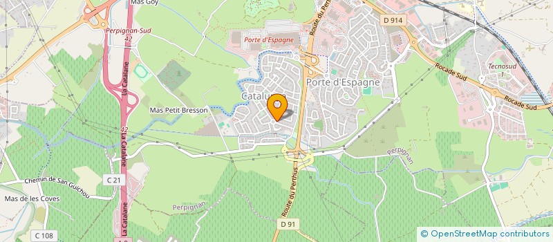 localisation de l'entreprise SCI CARBONNE à PERPIGNAN