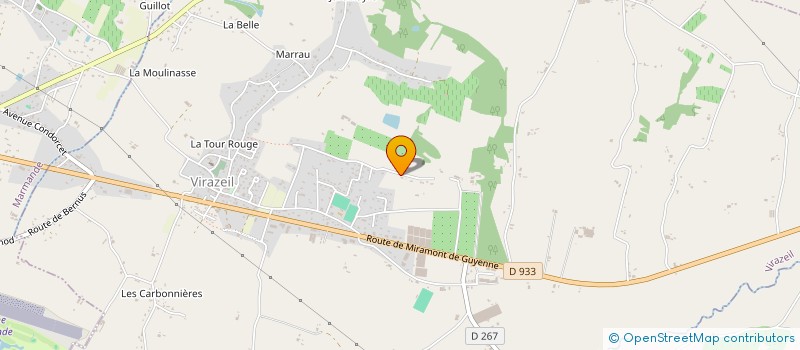 localisation de l'entreprise SCI CARBOUNET  MARMANDE