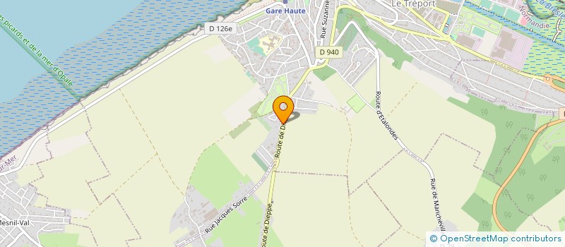 localisation de l'entreprise SCI CARBRET  LE TREPORT