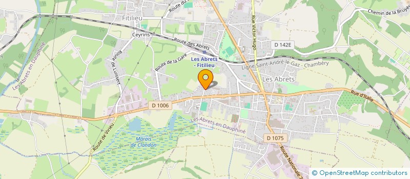 localisation de l'entreprise SCI CARBREY  LES ABRETS-EN-DAUPHINE