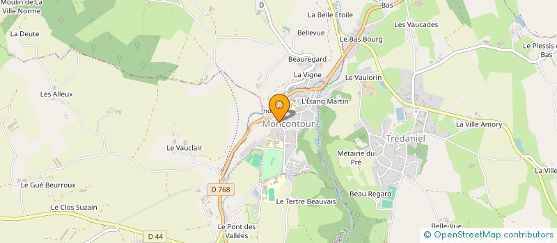 localisation de l'entreprise SCI CARCASSE  MONCONTOUR