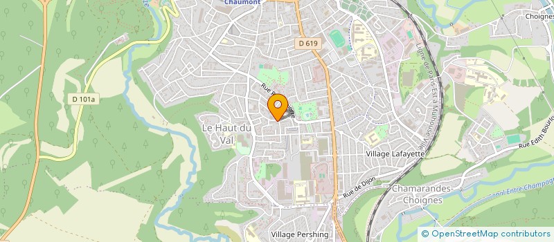 localisation de l'entreprise SCI CARCASSONNE à CHAUMONT