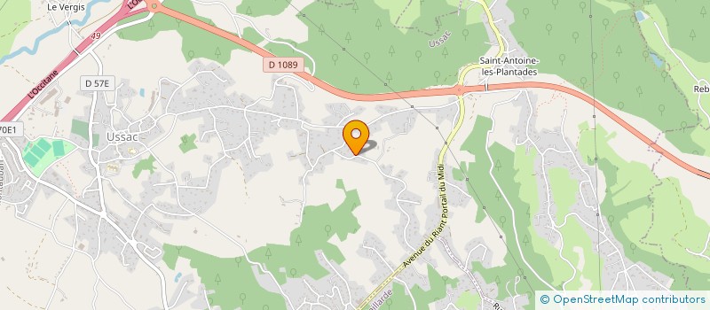 localisation de l'entreprise SCI CARCASSONNE  USSAC