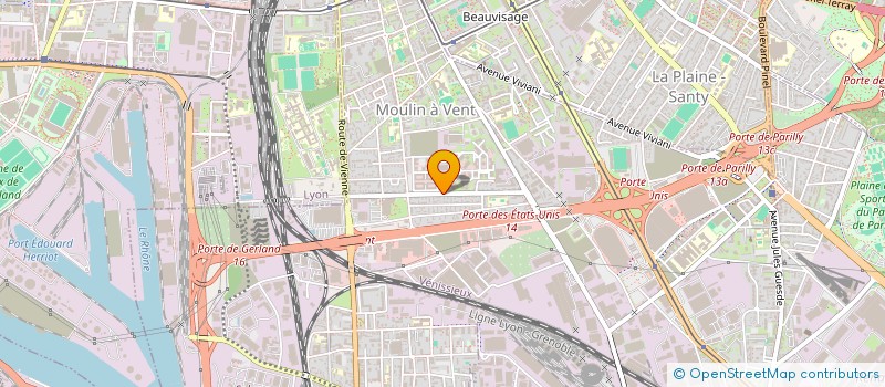 localisation de l'entreprise SCI CARCASSONNE BOUFFET 1  VENISSIEUX