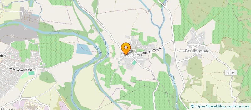 localisation de l'entreprise SCI CARCASSONNE CANAL CALME  VILLEDUBERT