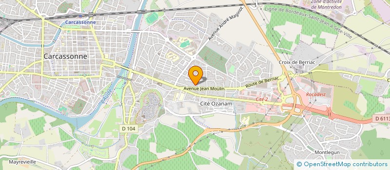 localisation de l'entreprise SCI CARCAZEN à CARCASSONNE