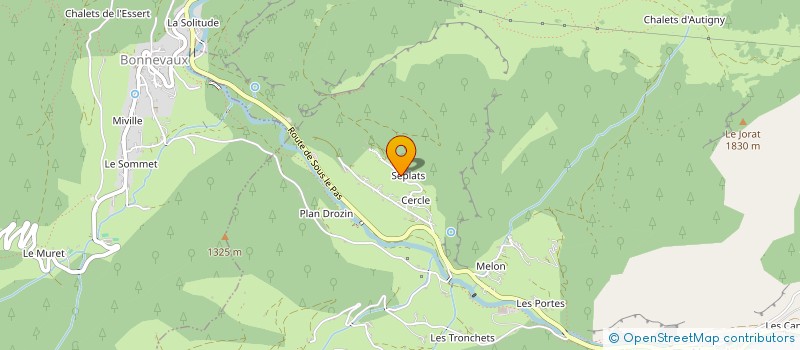 localisation de l'entreprise SCI CARCE  ABONDANCE