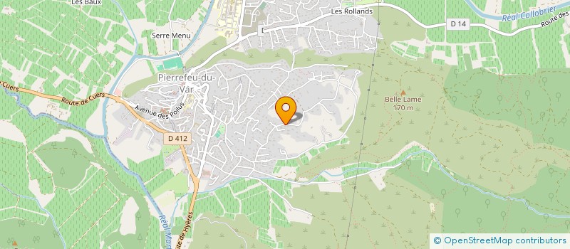 localisation de l'entreprise SCI CARCERIL  PIERREFEU-DU-VAR