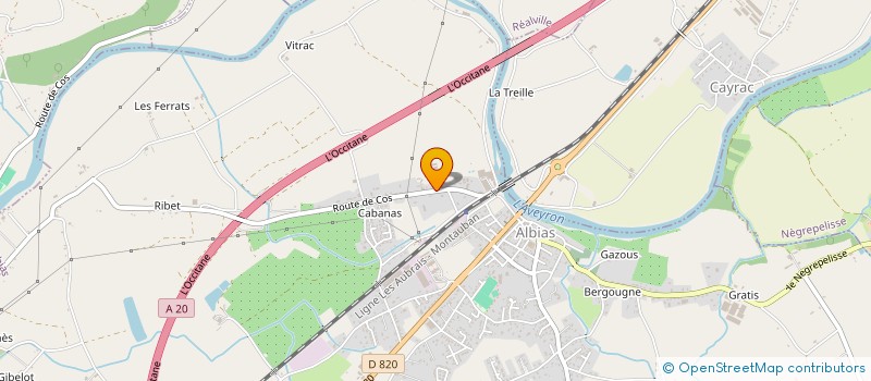 localisation de l'entreprise SCI CARCHET  ALBIAS