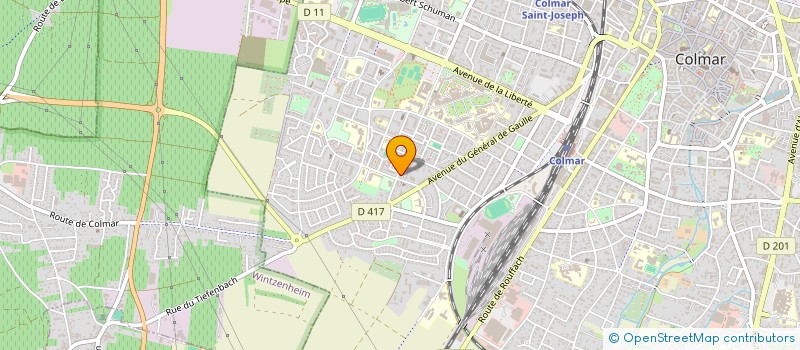 localisation de l'entreprise SCI CARDAK  COLMAR