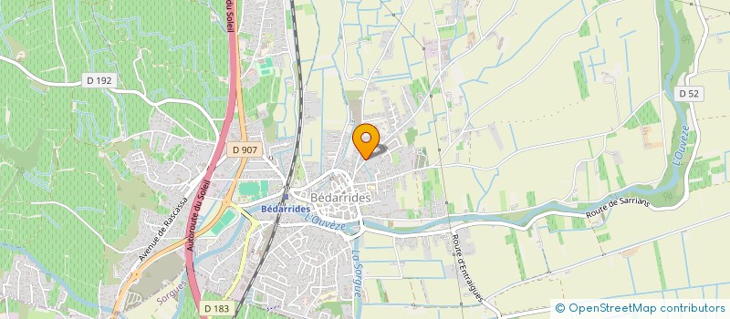 localisation de l'entreprise SCI CARDAKLI  BEDARRIDES