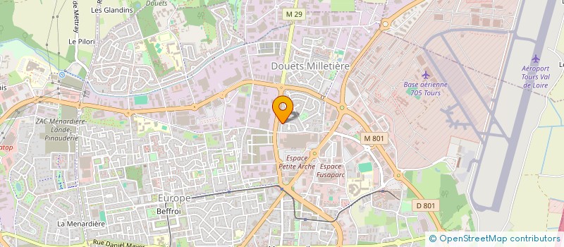 localisation de l'entreprise SCI CARDAN  TOURS