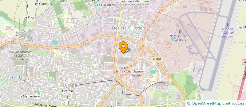 localisation de l'entreprise SCI CARDAN  TOURS