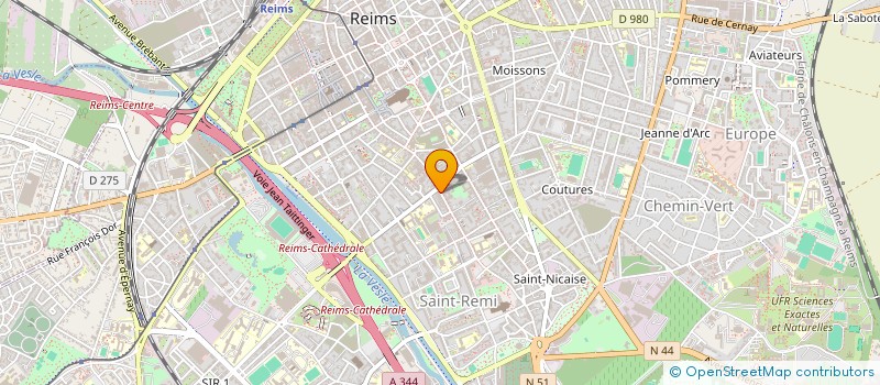 localisation de l'entreprise SCI CARDANTE ROLO  REIMS