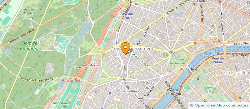 localisation de l'entreprise SCI CARDAUL  PARIS