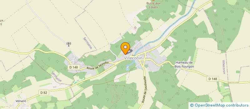 localisation de l'entreprise SCI CARDAV  VILLECONIN