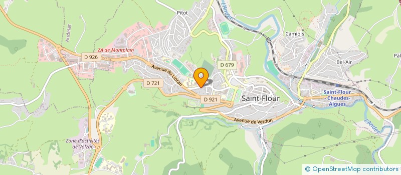 localisation de l'entreprise SCI CARDEL à SAINT-FLOUR