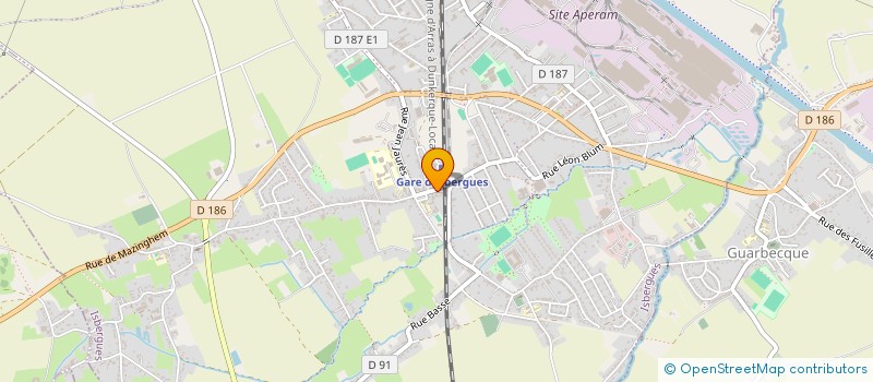 localisation de l'entreprise SCI CARDEL  ISBERGUES