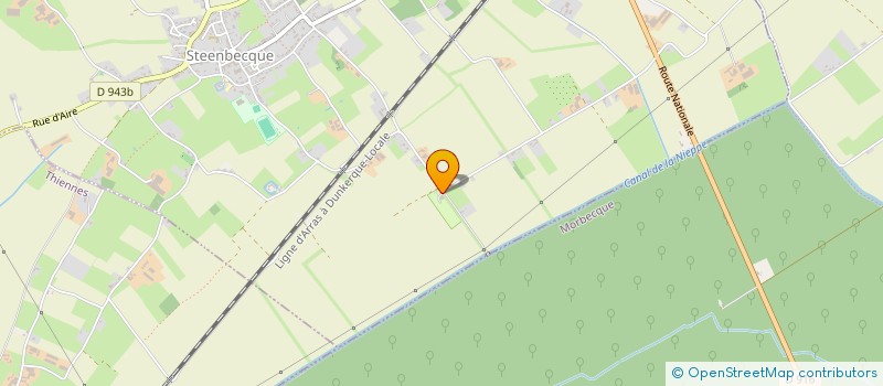 localisation de l'entreprise SCI CARDES  STEENBECQUE