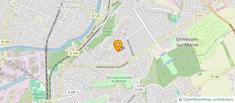 localisation de l'entreprise SCI CARDESA ANNECY  ORMESSON-SUR-MARNE