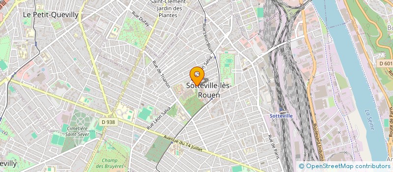 localisation de l'entreprise SCI CARDIN YON  SOTTEVILLE-LES-ROUEN