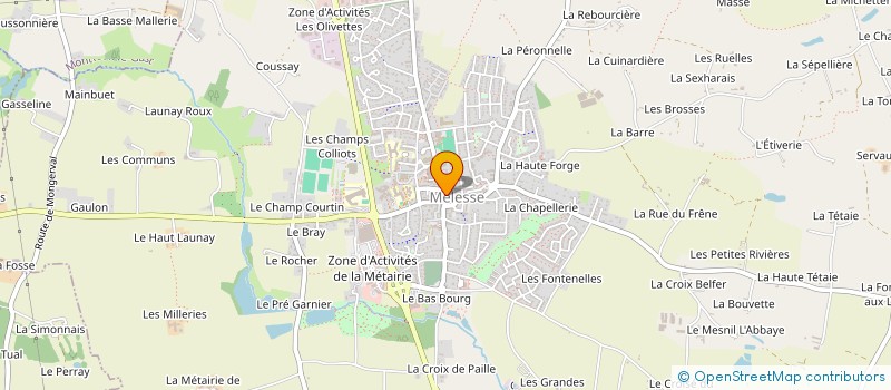 localisation de l'entreprise SCI CARDINAL  MELESSE