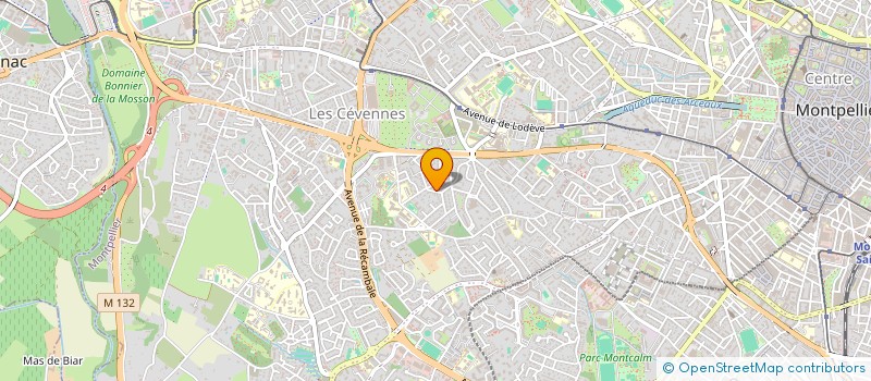 localisation de l'entreprise SCI CARDINAL DE CABRIERES à MONTPELLIER