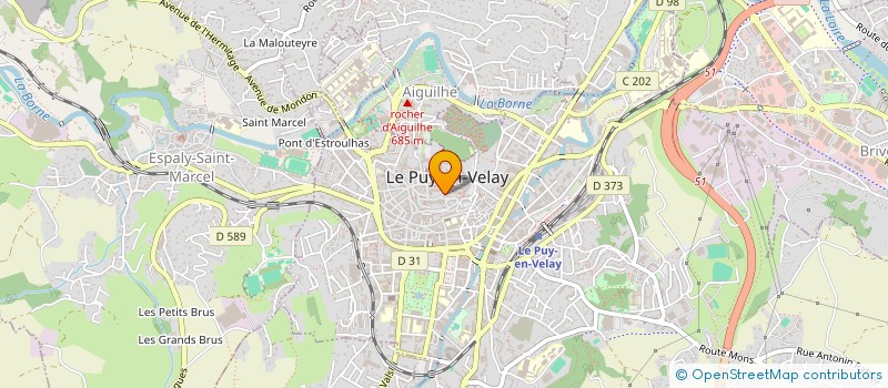 localisation de l'entreprise SCI CARDINAL DE PONTURO  LE PUY-EN-VELAY