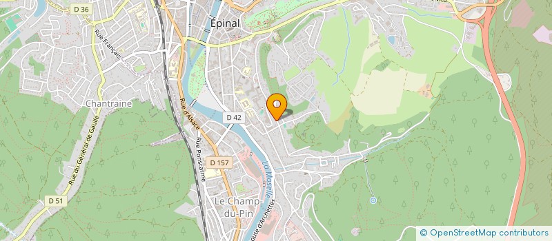 localisation de l'entreprise SCI CARDINALE EST à EPINAL