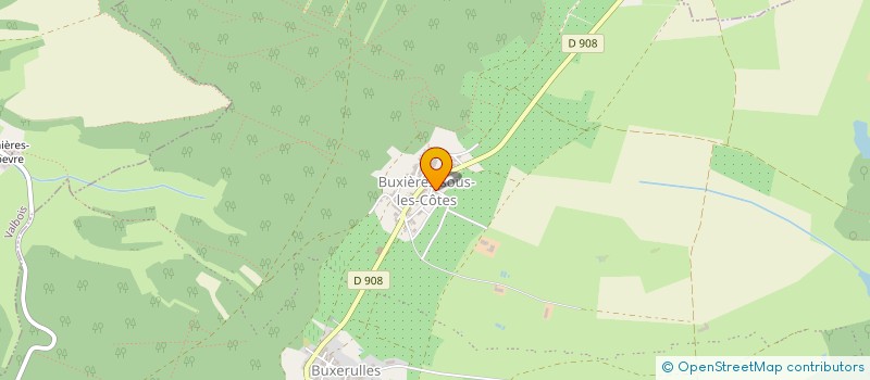 localisation de l'entreprise SCI CARDIO à BUXIERES-SOUS-LES-COTES