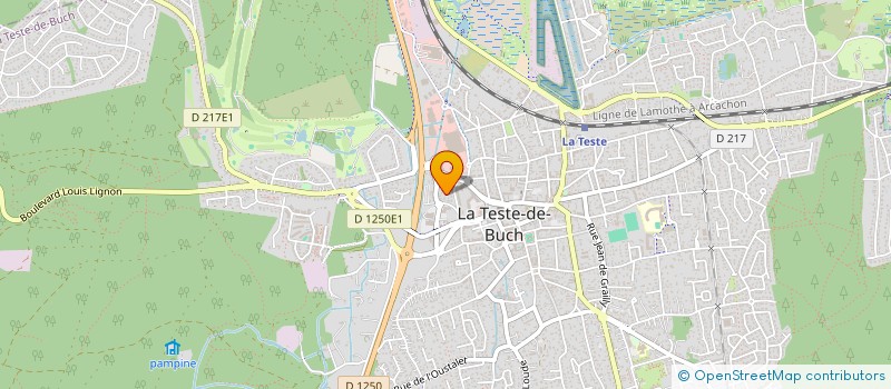 localisation de l'entreprise SCI CARDIO ANGIO à LA TESTE-DE-BUCH