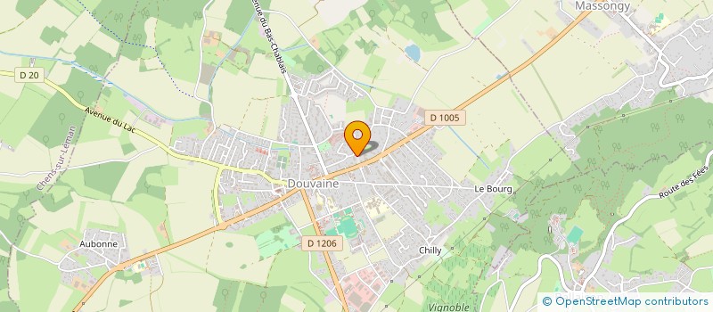 localisation de l'entreprise SCI CARDIO DOUVAINE  DOUVAINE