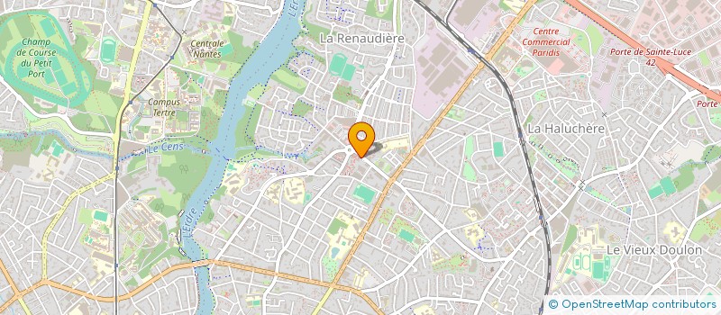 localisation de l'entreprise SCI CARDIO ERAUDIERE  NANTES
