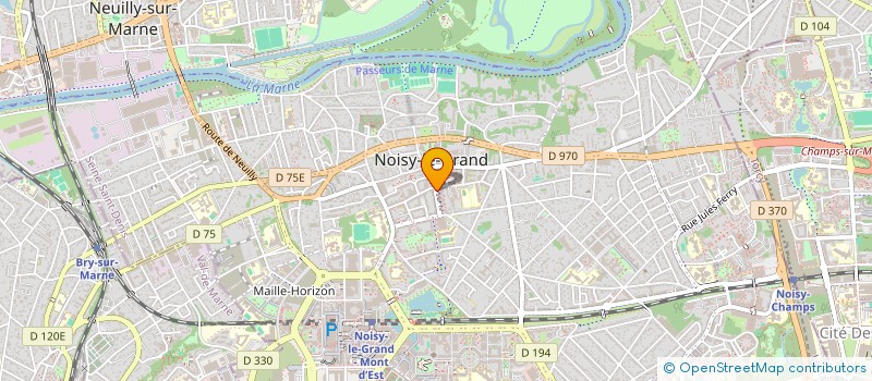 localisation de l'entreprise SCI CARDIO NOISY à NOISY-LE-GRAND