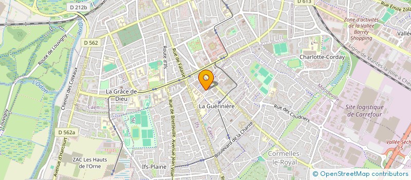 localisation de l'entreprise SCI CARDIOLOGIE ANTHUNE TAGER à CAEN